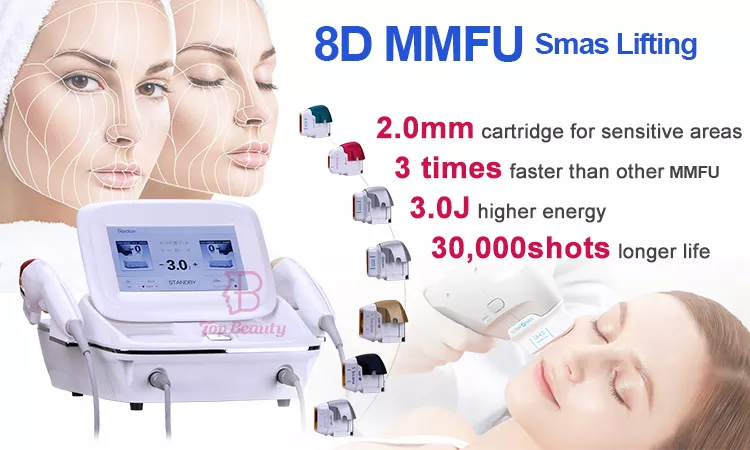 8D HIFU Vmax ヒフ フェイスリフト ビューティー フェイス シワ取り ボディスリミング 高密度集中超音波 ビューティーマシン