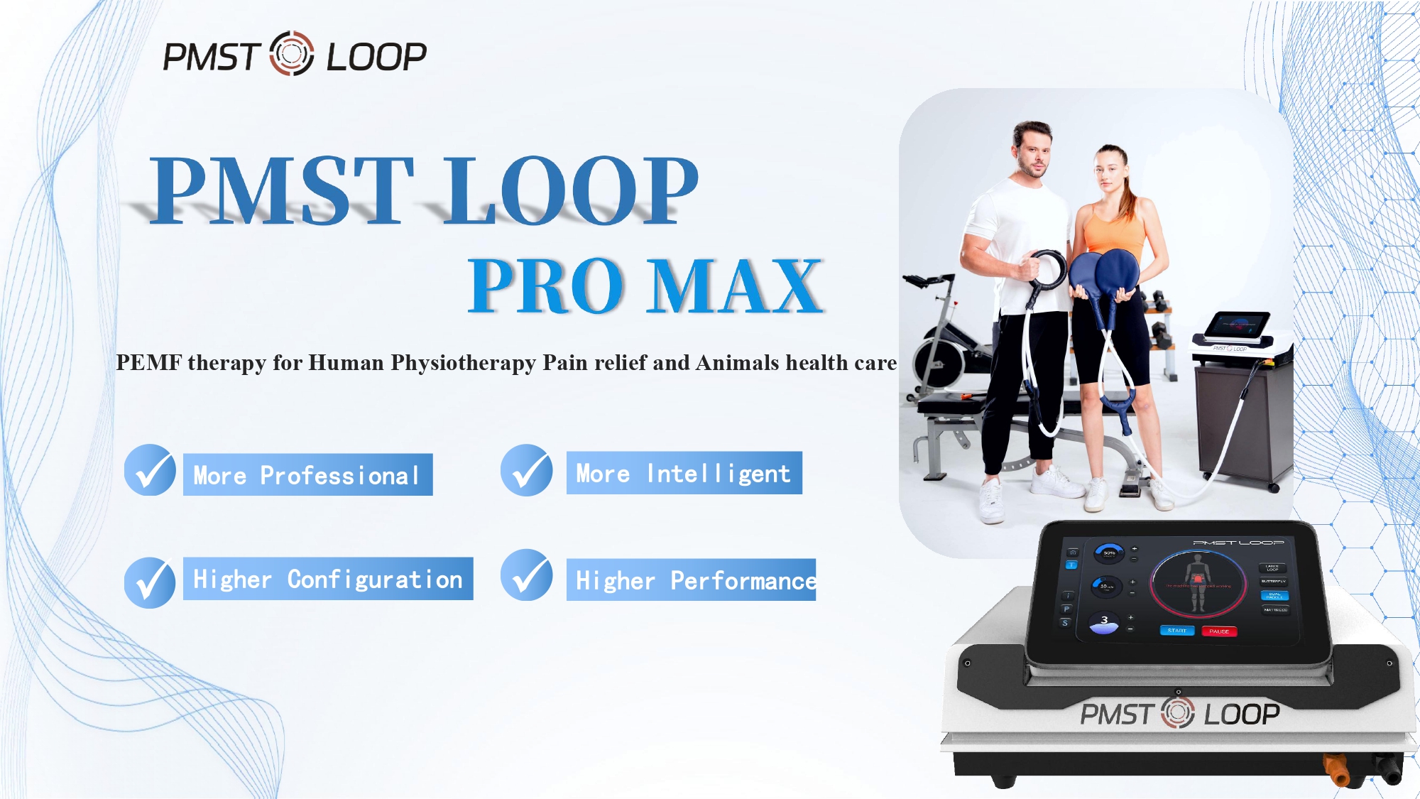 Emtt Physio 磁気療法機器 ポータブル 2024 Physio 磁気 物理療法 痛み緩和用