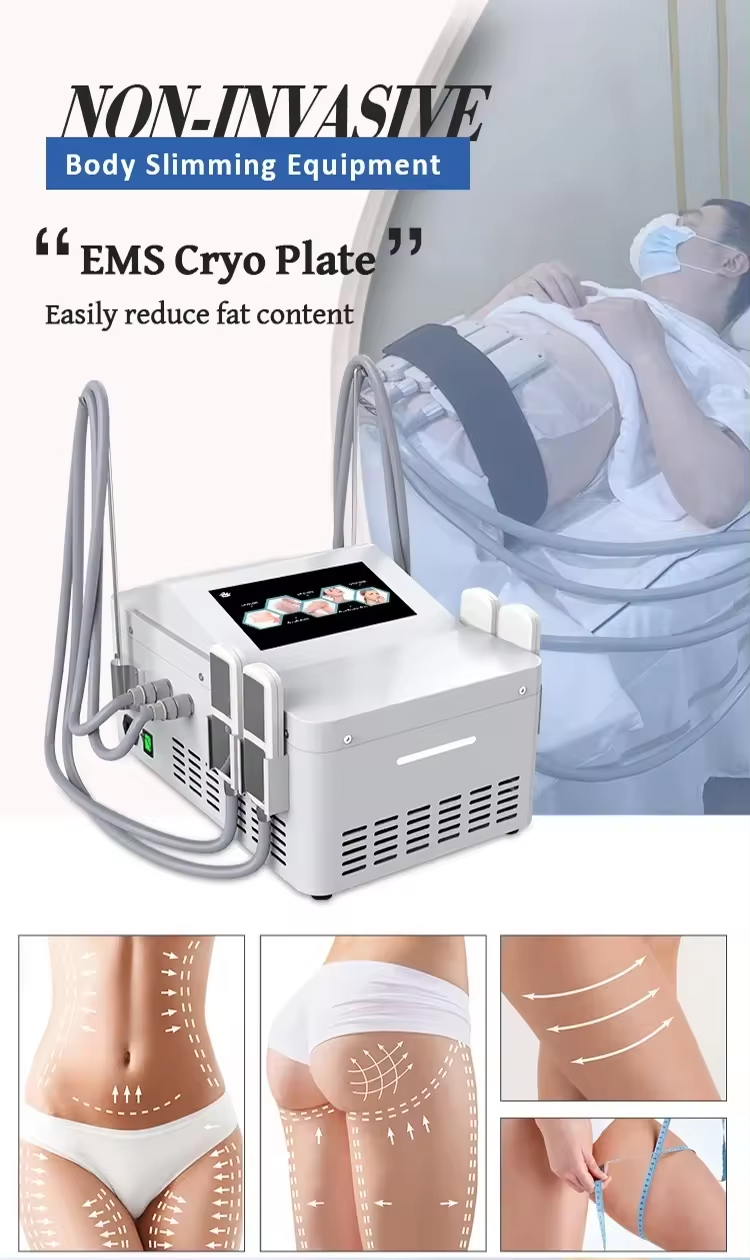 Cryo Ems パッド セラピー冷却プレート 電子筋肉刺激 ボディスリミング スカルプティングマシン